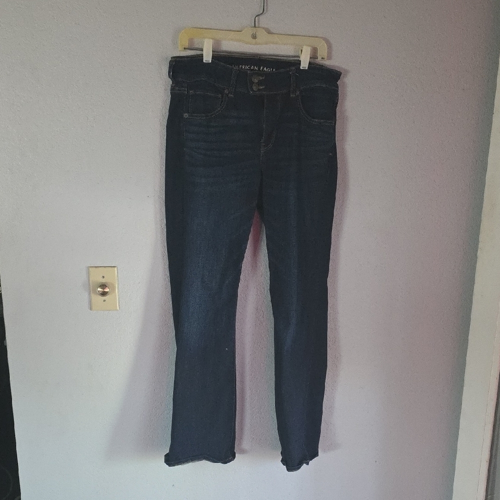 American Eagle Outfitters Blue Straight Leg Jeans